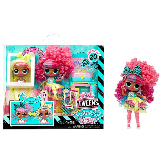 L.O.L. Surprise Tweens Surprise Swap Fashion Doll (Curls-2-Crimps Cora)